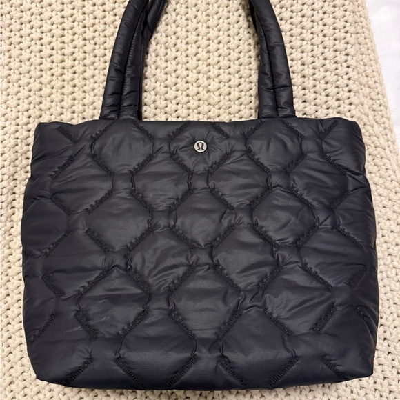 lululemon athletica Handbags - lululemon athletica Black Quilted Bag